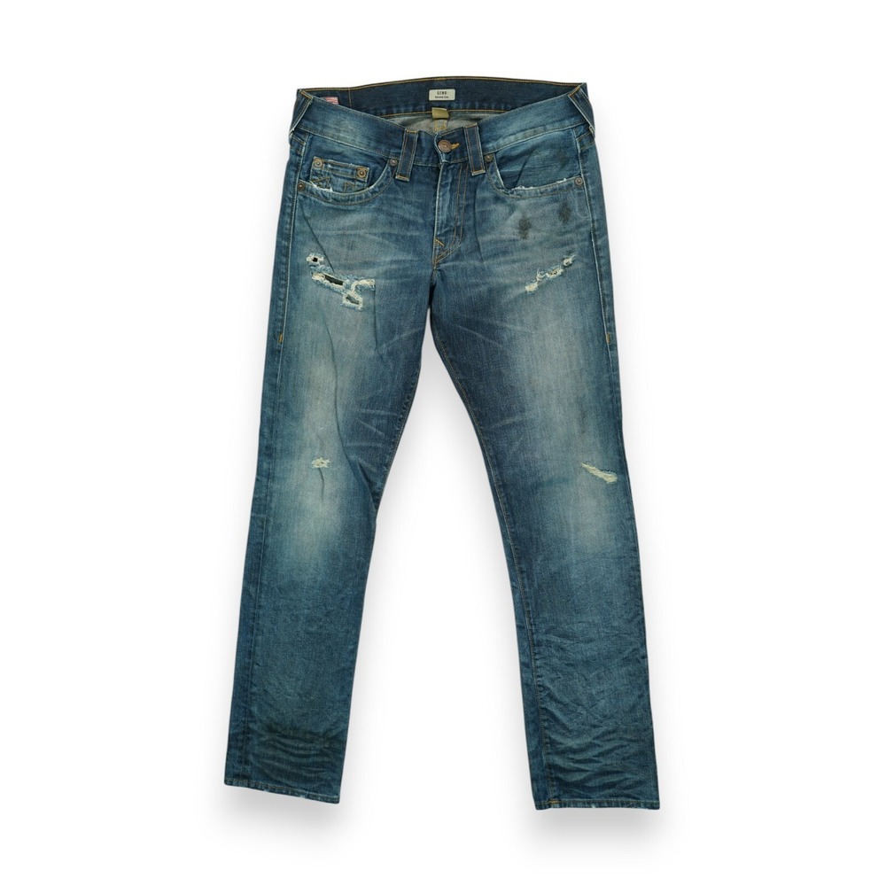 TRUE RELIGION Geno Relaxed Slim Jeans Men's‎ Size 33 M24J19NLQ3